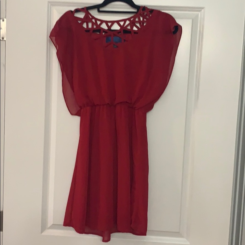 Red dress